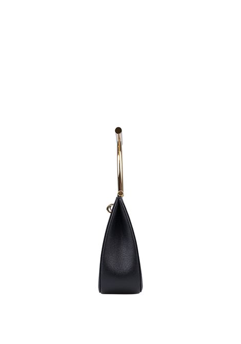 Borsa Mini Cross-Bar in Nero/Oro ALEXANDER MCQUEEN | 803525-1VDBG1000